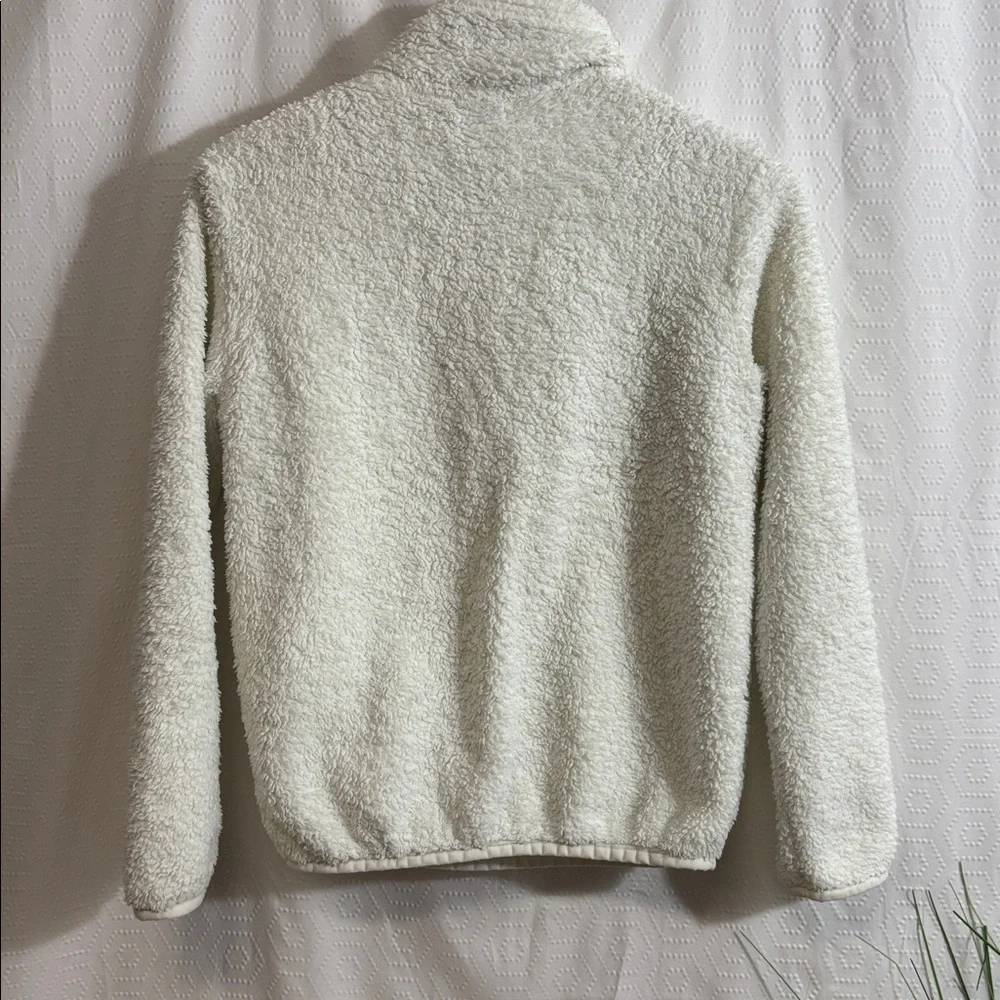 Patagonia Los Gatos Sweater - 1/4 Zip White Pullover - Picture 6 of 7